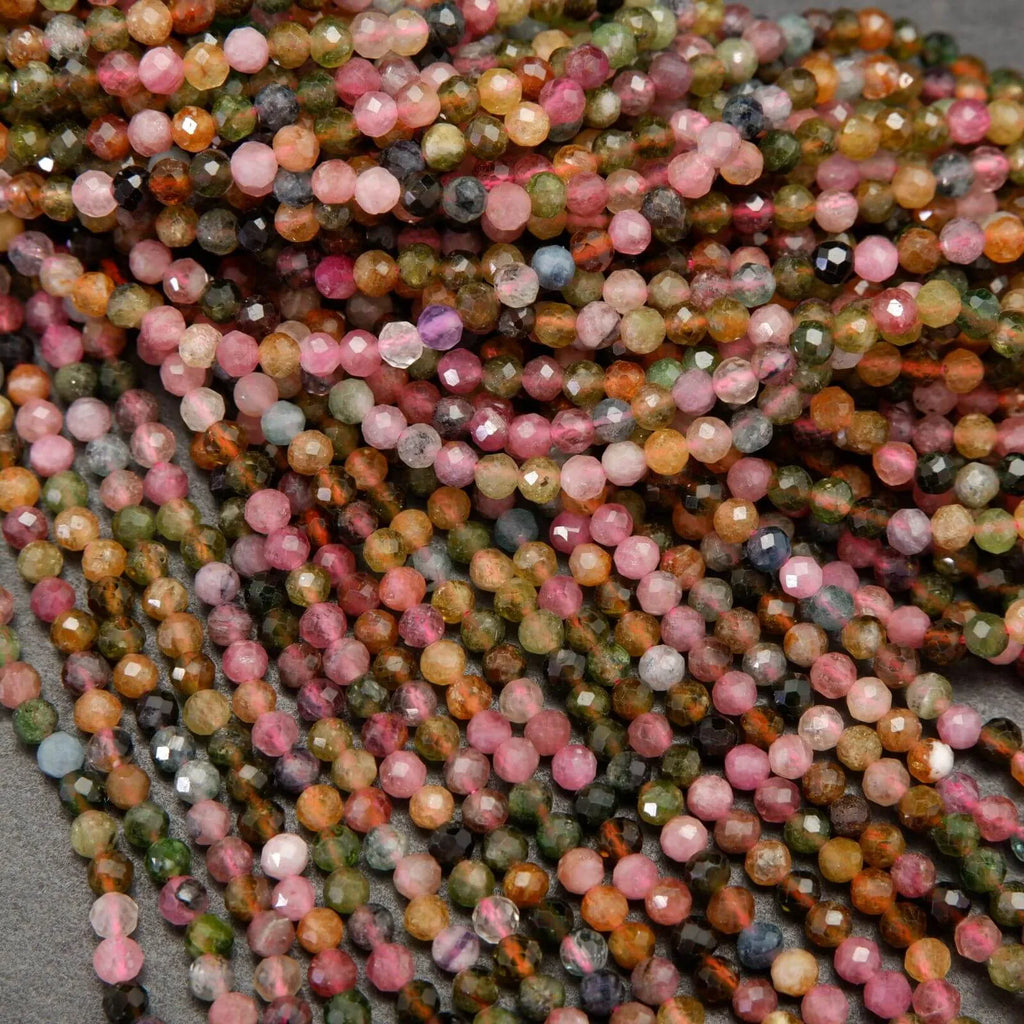 Watermelon Tourmaline Beads.