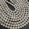 White Lace Agate Beads.