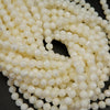 White mother of pearl beads.