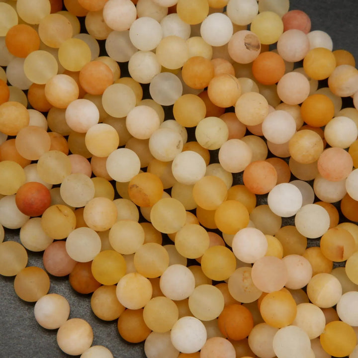 Yellow aventurine beads.