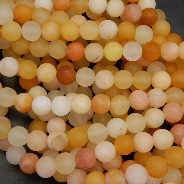 Yellow aventurine beads.
