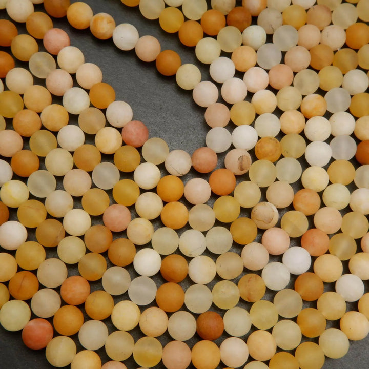 Yellow aventurine beads.