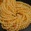 Yellow Calcite · Smooth · Round · 8mm, Bead, Tejas Beads