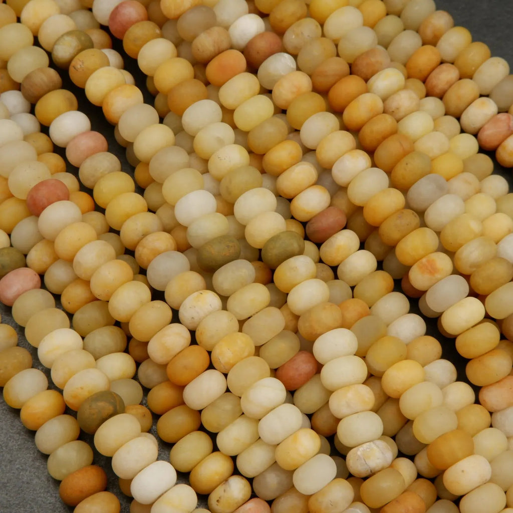 Yellow Jade Beads.