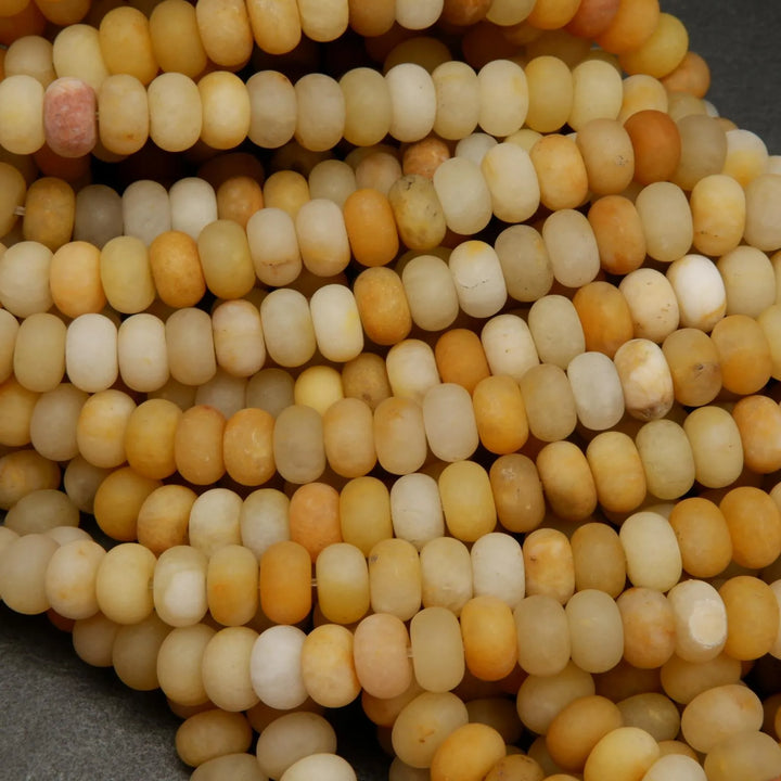 Yellow Jade Beads.