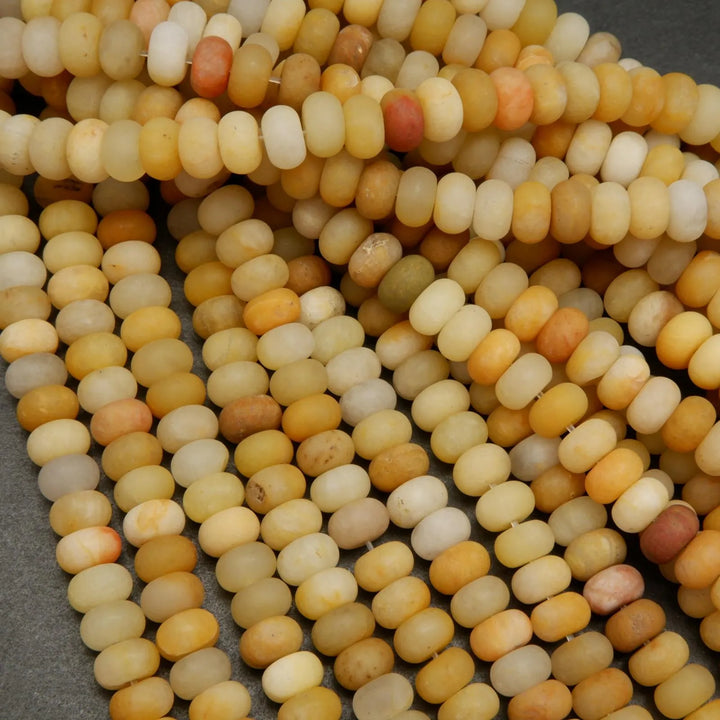 Yellow Jade Beads.