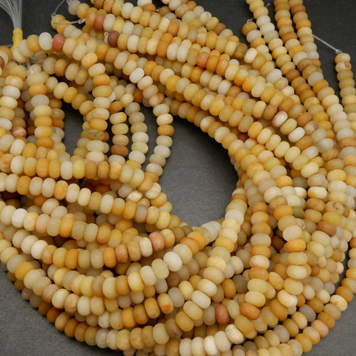Yellow Jade Beads.
