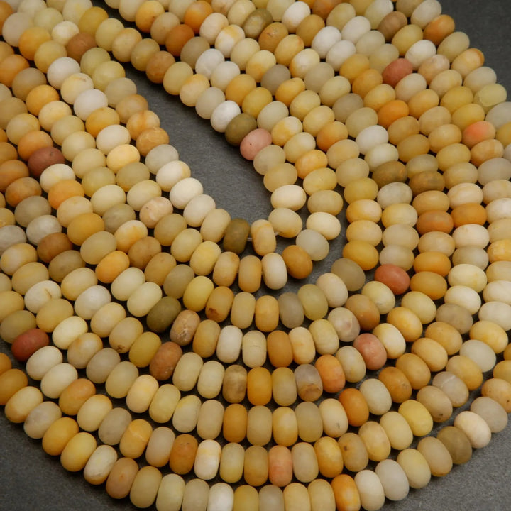 Yellow Jade Beads.