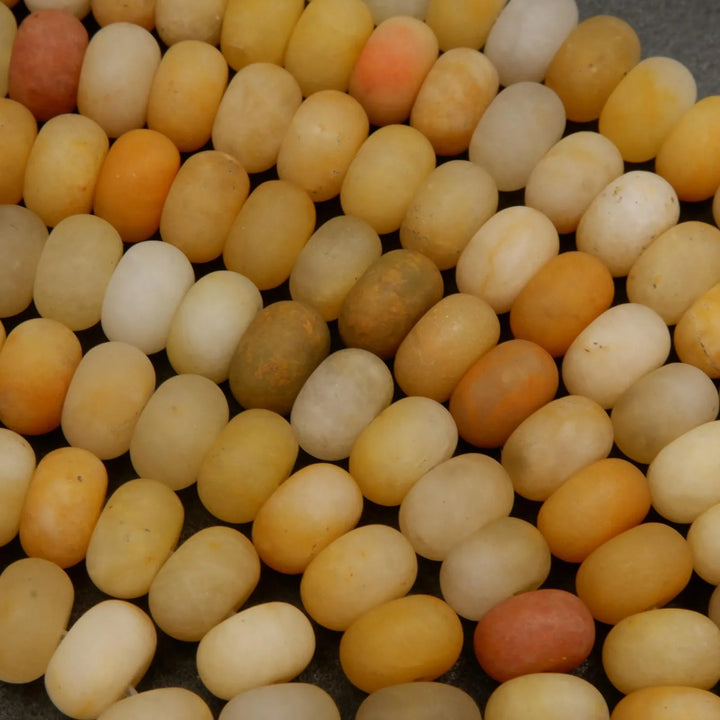 Yellow Jade Beads.