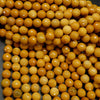 Yellow Mookaite Faceted Beads.