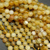 Natural yellow opal beads.