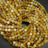 Natural yellow opal beads.