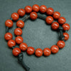 Red Jasper A · Smooth · Round · 6mm, 8mm, 10mm · Large Hole · 1/2 Strand, Bead, Tejas Beads